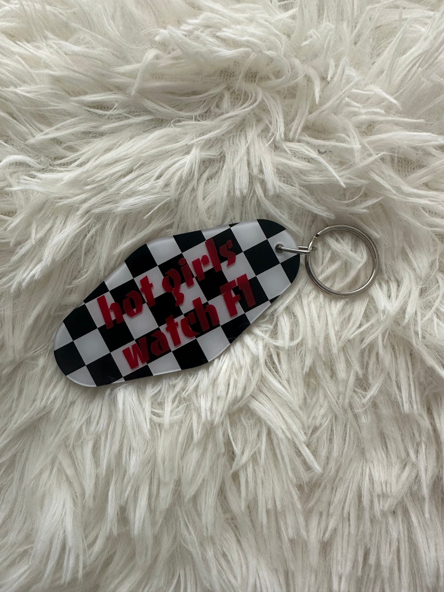 Hot Girls Watch F1 Keychain